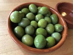 Olives verte entières et cassées Picholine