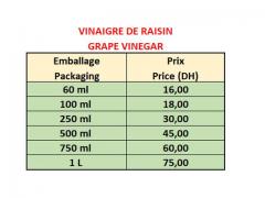 Grape Vinegar 100% Natural