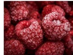 Frozen raspberries