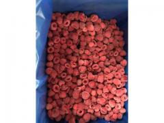 Frozen raspberries